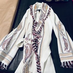 Sweater coat multi colored